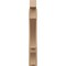 Ekena Millwork 5 1/2-in W x 30-in D x 38-in H Balboa Block Rough Cedar Woodgrain TimberThane Outlooker, Primed Tan OUTUR055X30X38BOA44RCPR - alternate 3